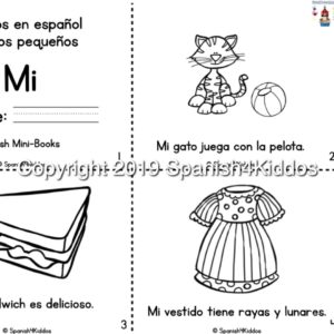 Spanish Sight Words Mini-Books Collection 2 - (Hay, Mi, Y, Es ...