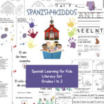 Spanish Learning for Kids Literacy Set Grades 1 to 2 (Bonus gift ...